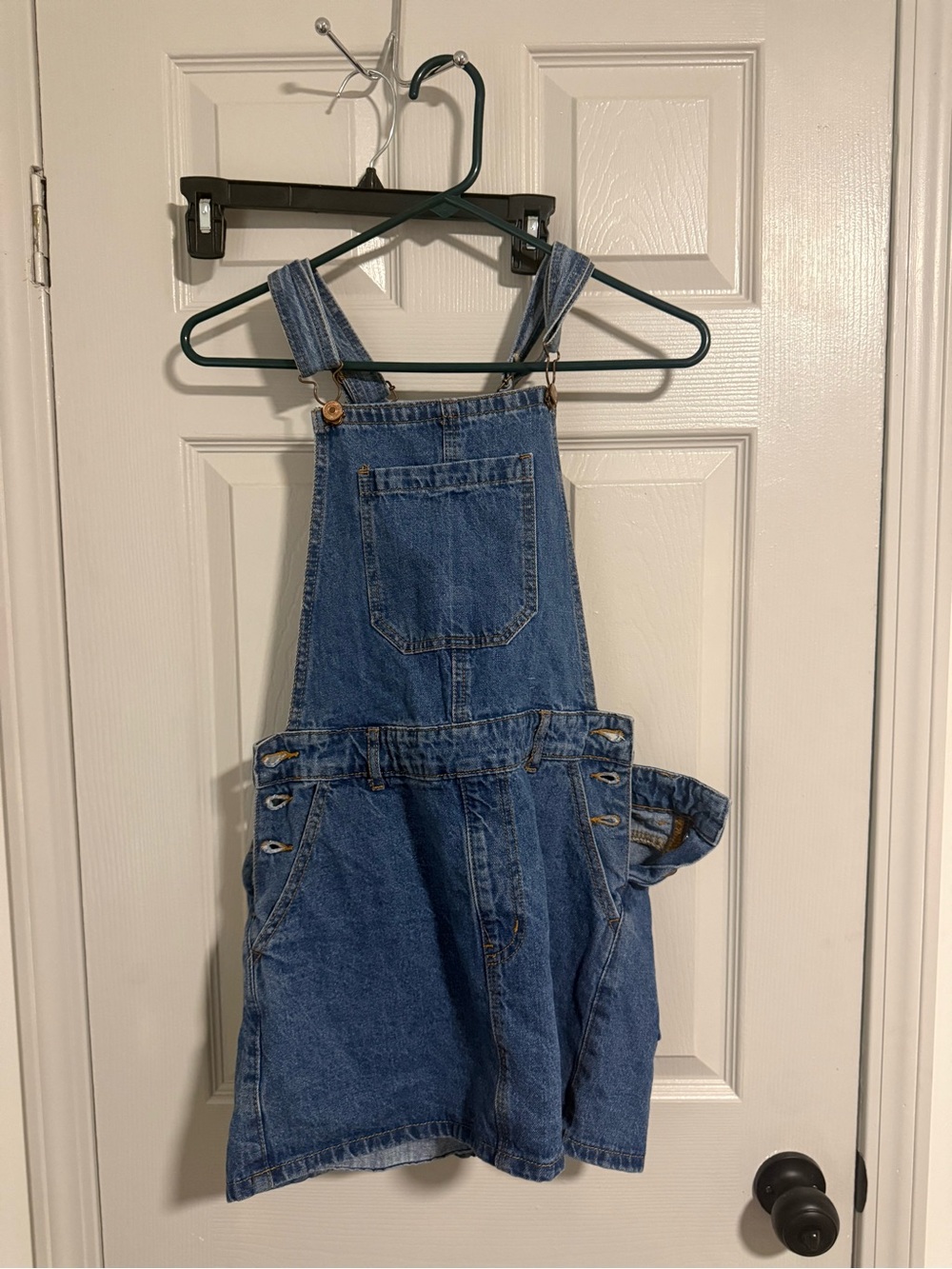 Forever 21 Denim Overall Dress in Blue